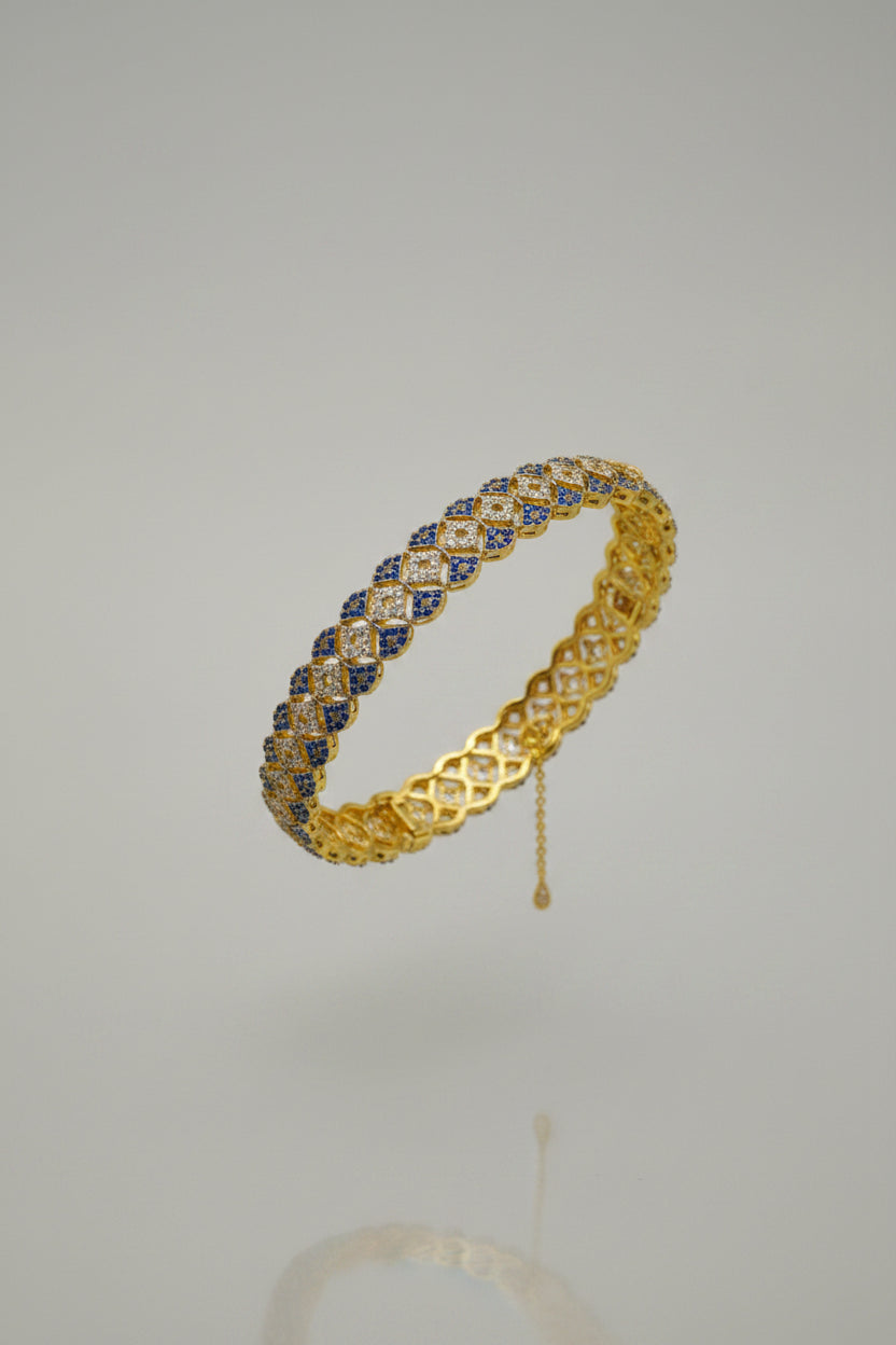 Xiomara Pakistani Gold 24K Bangle – Blu 2