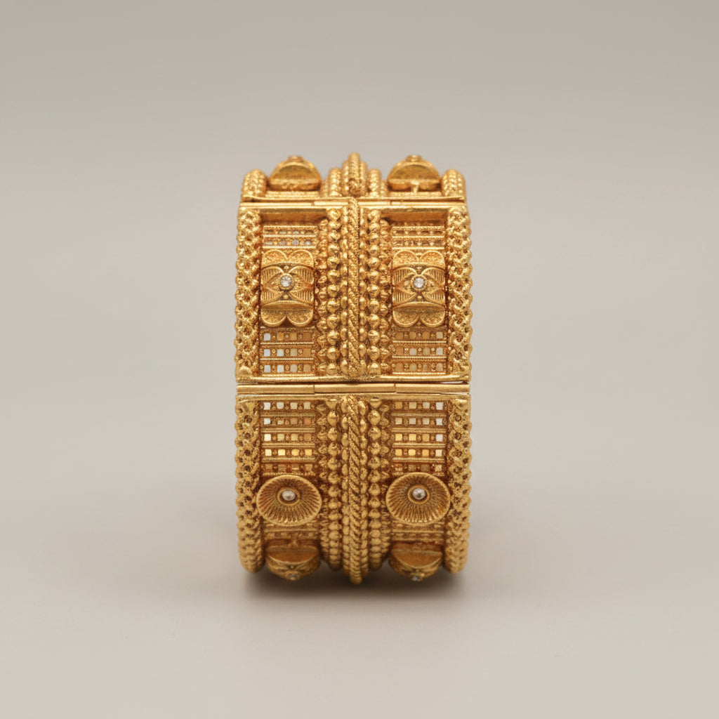 Sage Rajwari Bangles – Dhai / Poonay Teen (adjustable)
