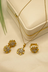 Locket Set Pakistani Gold Plated 24k