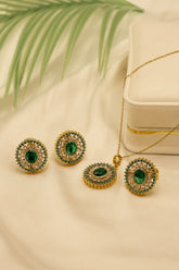 Locket Set Pakistani Gold Plated 24k