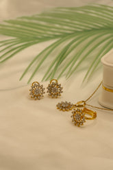 Locket Set Pakistani Gold Plated 24k