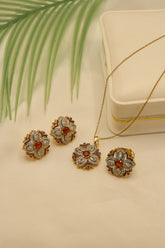 Locket Set Pakistani Gold Plated 24k