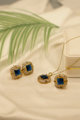 Locket Set Pakistani Gold Plated 24k