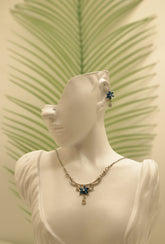 Necklace Set – Elegant Blue Finish