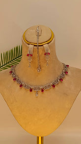 Necklace Set – Elegant Silver Finish
