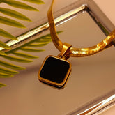 Minimal Trendy Design Pendant – Stainless Steel - Best Quality