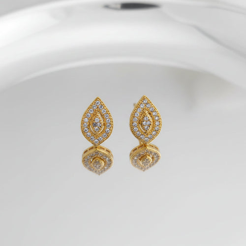 Rhiannon China Gold 24K Earrings – Golden