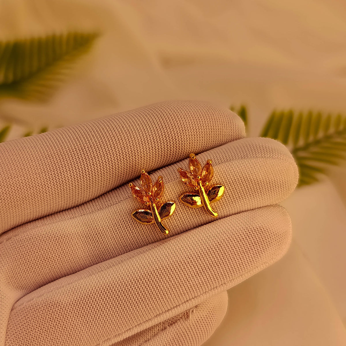 Genevieve China Gold 24K Earrings