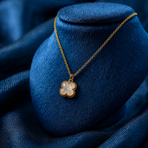 Damask Stainless Steel Pendant – Golden Black
