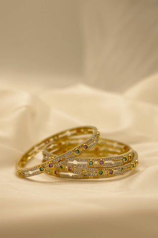 Bangles American Diamonds - Gold
