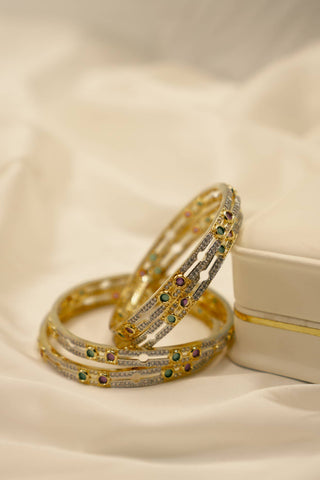 Bangles American Diamonds - Gold