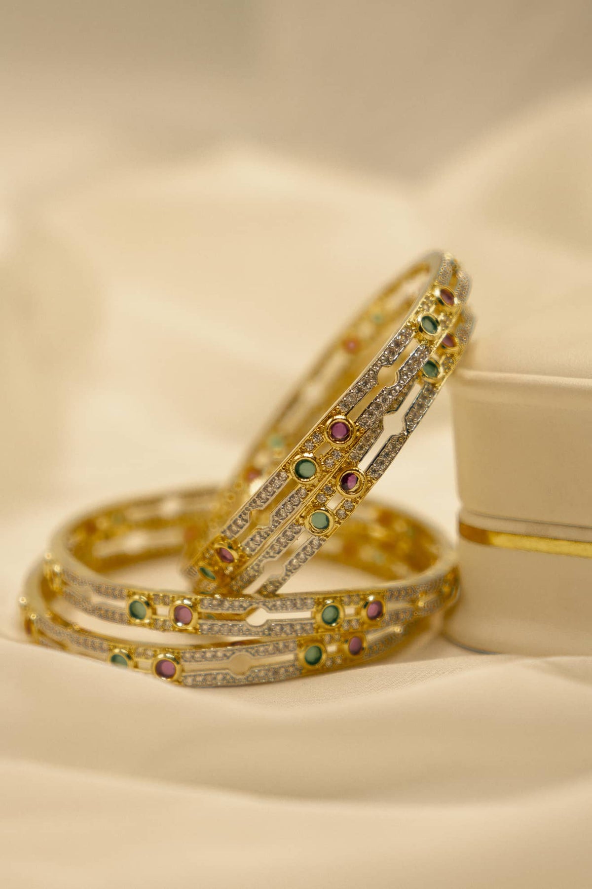 Bangles American Diamonds - Gold