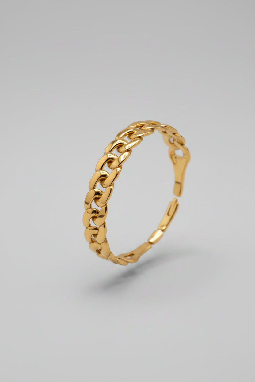 Amara Stainless Steel Bracelet – Golden