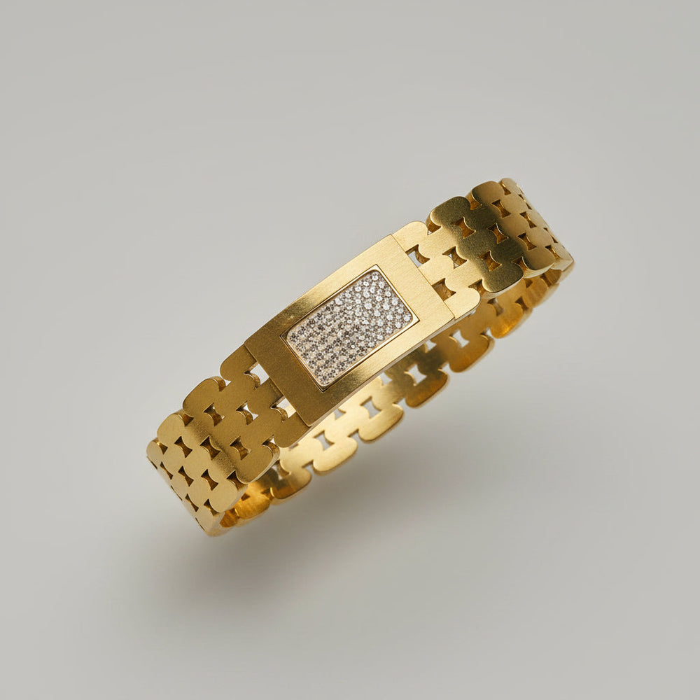 Thora Stainless Steel Bracelet – Golden