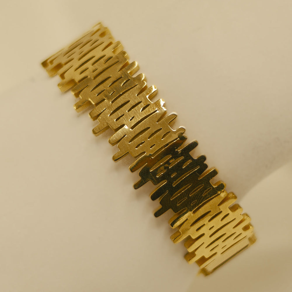 Imogen Stainless Steel Bracelet – Golden