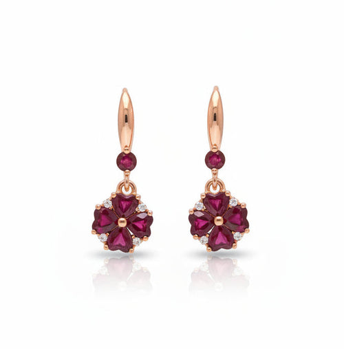 Nadia China Gold 24K Earrings – Mint Green