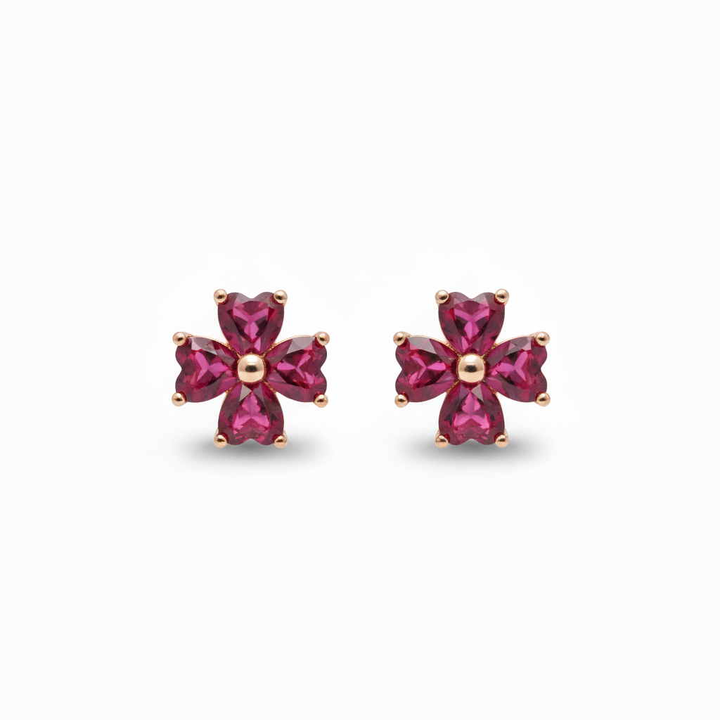 Meline China Gold 24K Earrings