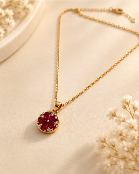 Selah Pendant — Red — PSSS-0021, photo 1