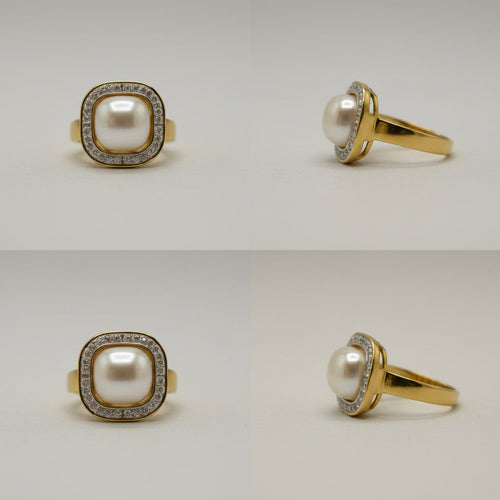 Isolde Ring – Golden White