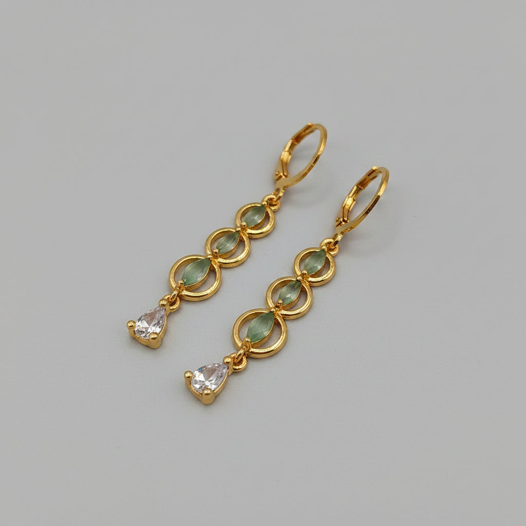 Solene China Gold 24K Earrings