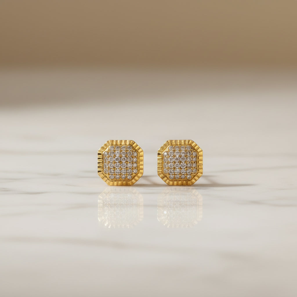 Dawn China Gold 24K Earrings
