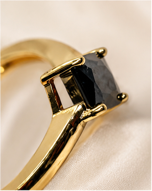 Saffron Ring – Ferozi / Adjustable
