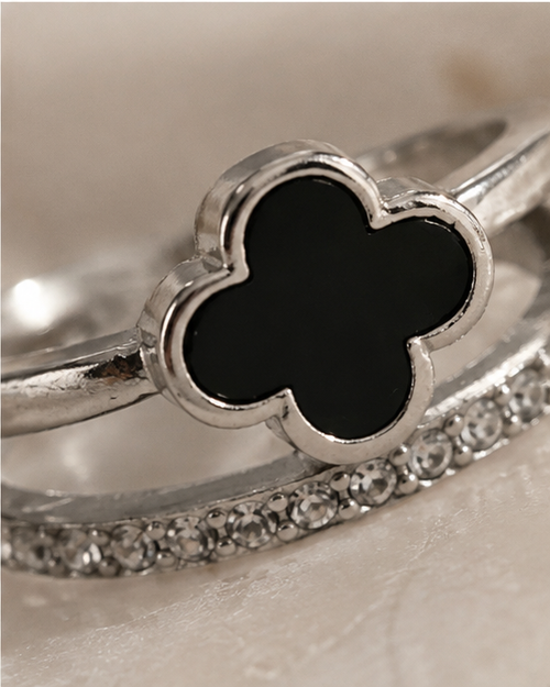 Thistle Ring – White / Adjustable