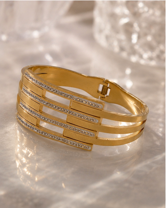 Marbella Stainless Steel Bracelet – Golden / Standard