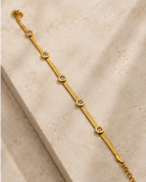Coralie Stainless Steel Bracelet – Golden / Standard