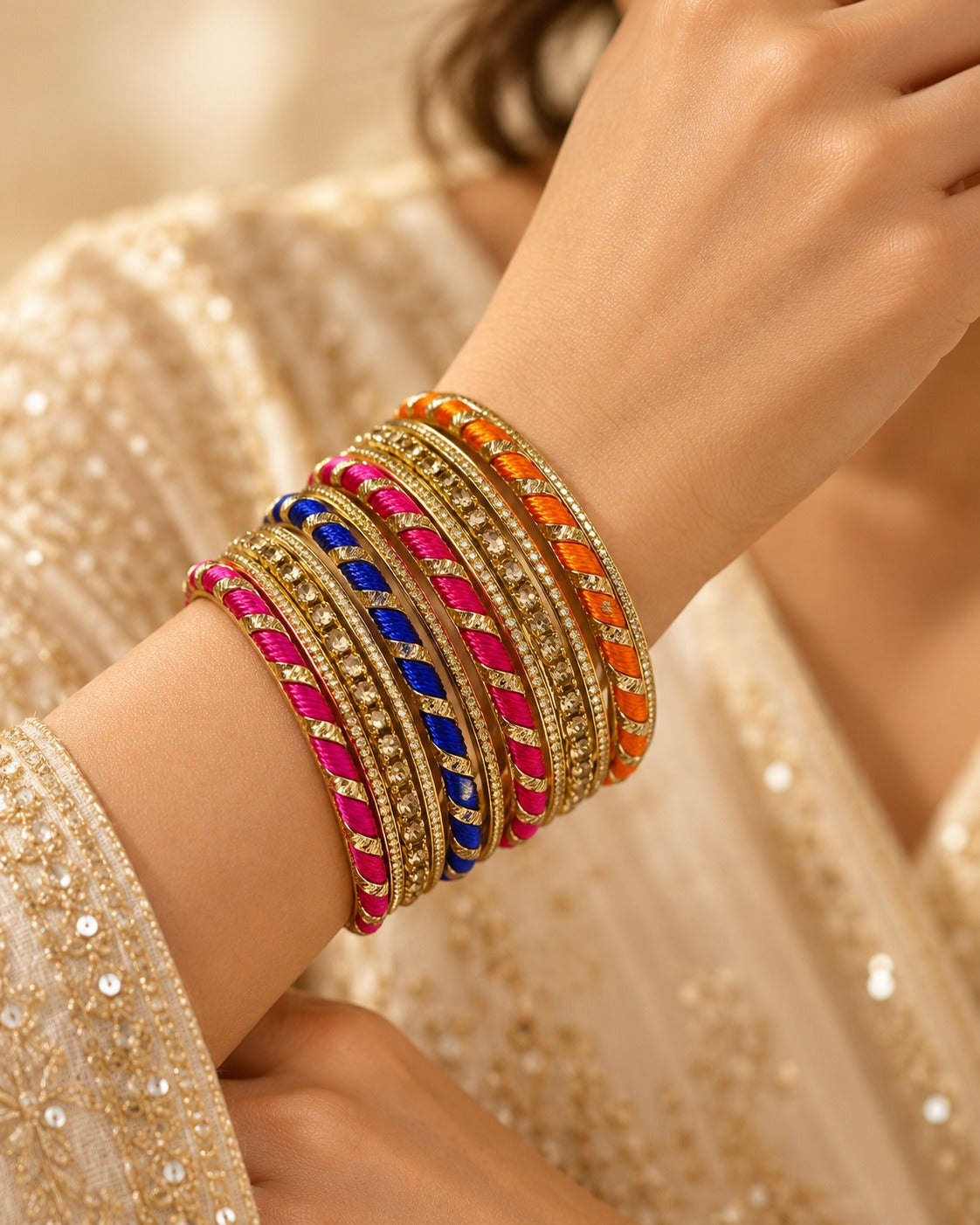 Gulrukh Mehndi Chori Set